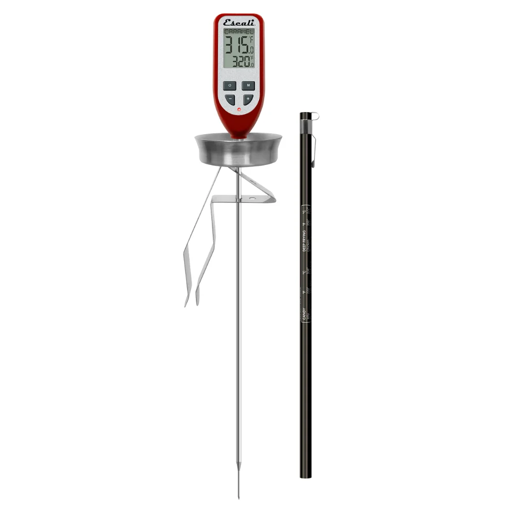 Escali DHC1 Digital Deep Fry Thermometer, Silver