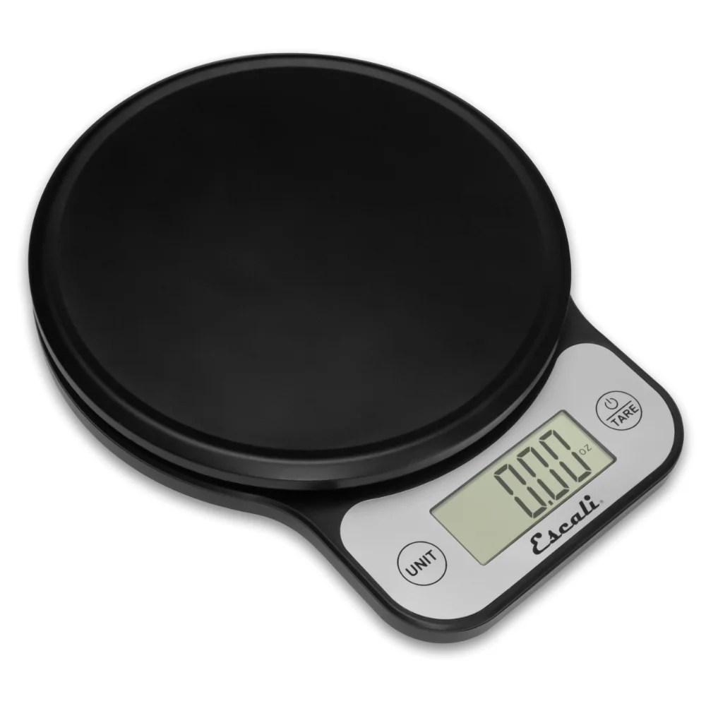 Escali Telero Digital Food Scale, 11 lb, Black