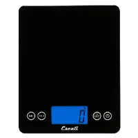 ArtiXL Extra Large Glass Kitchen Scale, 22 lb, Black