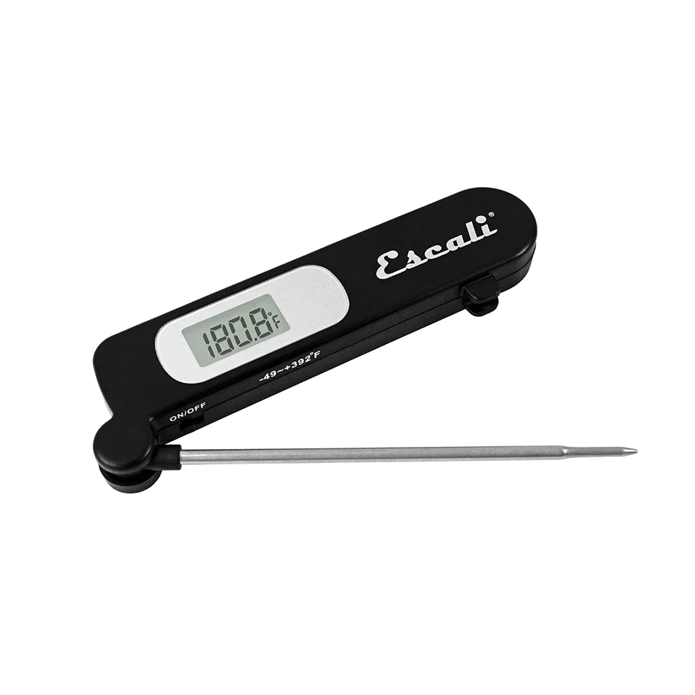 Escali DH3 Folding Kitchen Thermometer, Black