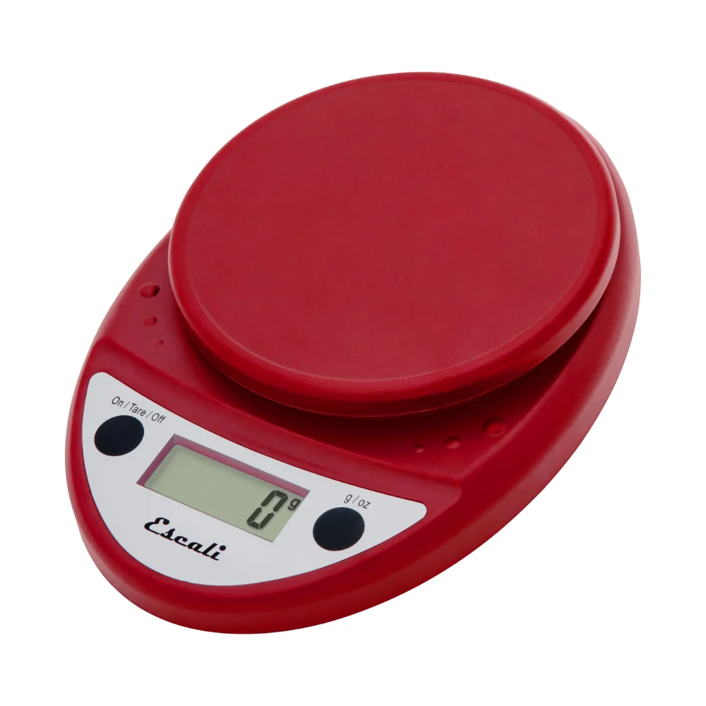 Escali Primo Digital Food Scale, Warm Red