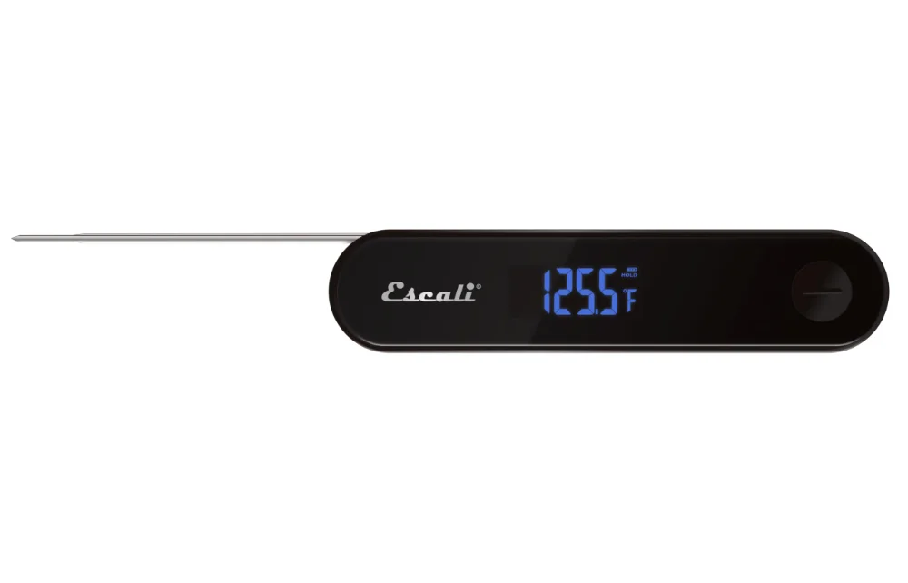 Escali Stelo Waterproof Folding Thermometer, Black
