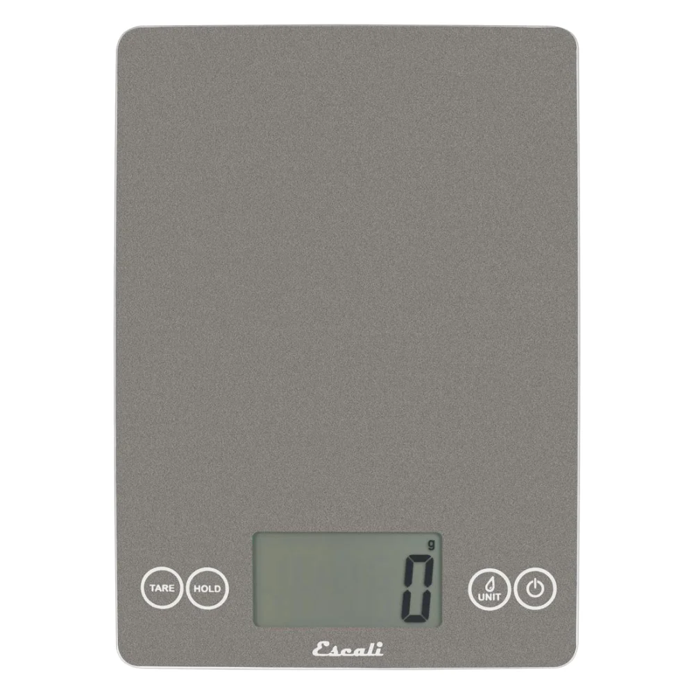 Escali Arti Glass Food Scale, 15 lb, Grey