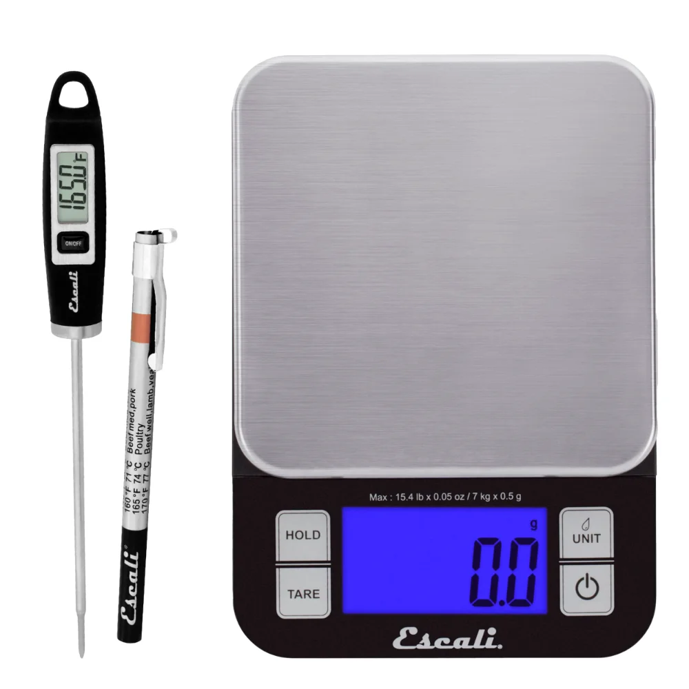 Escali Kitchen Scale and Thermometer Kit