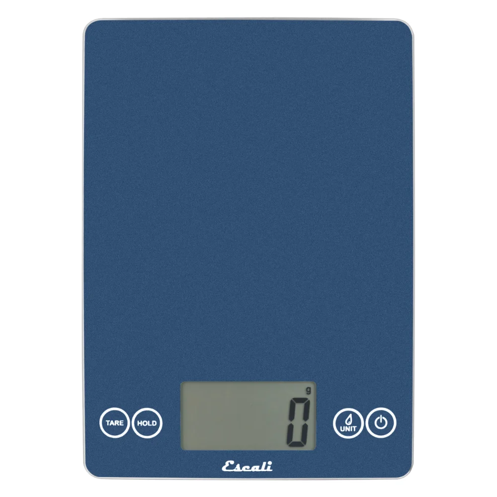 Escali Arti Glass Food Scale, 15 lb, Blue Mirage