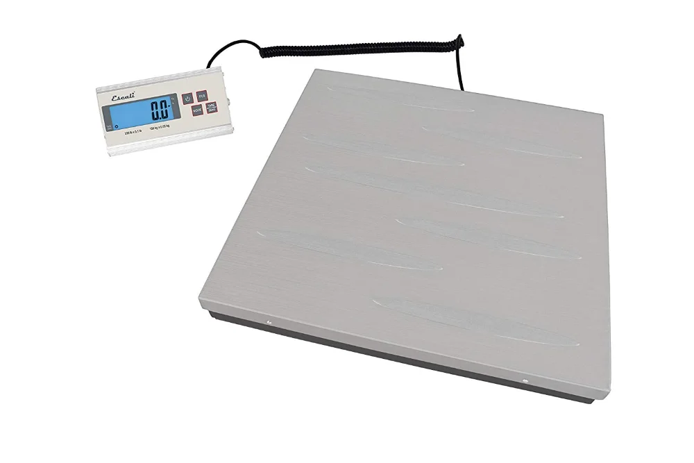 Escali Granda Warehouse/shipping Scale, 330 lb, Silver