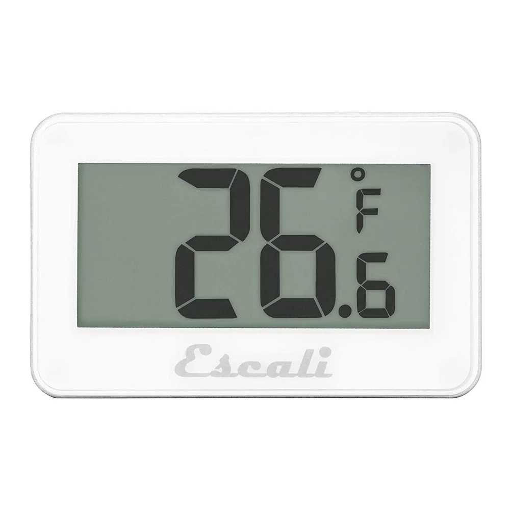 Escali DHF1 Digital Fridge and Freezer Thermometer, White