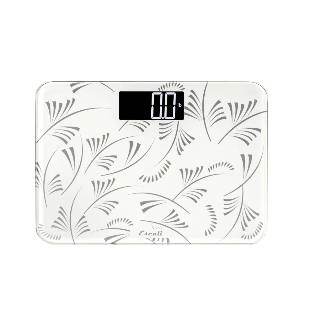 Escali Compact Travel Bathroom Scale, 400 lb
