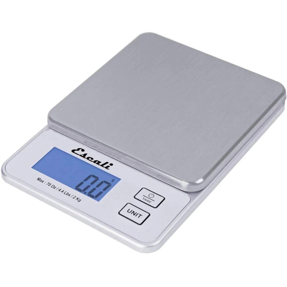 Escali Vera PR2000S High Precision Scale, 4.4 lb, Silver